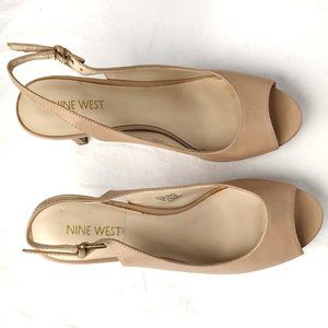 Nine West Able Peep Toe Heels